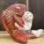 Vintage Japanese Kintarō with Carp Figurine, 1950s For Sale - Image 9 of 13