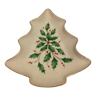 Lenox Holiday Tree Candy Dish For Sale