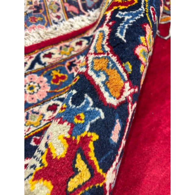 1970s Red Persian Kashan For Sale - Image 11 of 12