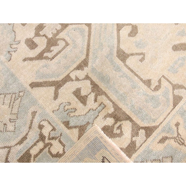 1960s Turkish Oushak Rug For Sale - Image 4 of 5