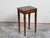 French Neoclassical Style 19th Century Wooden Table with Grey Veined Marble Top For Sale - Image 4 of 12