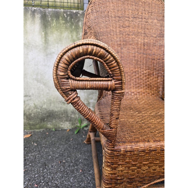 Arts & Crafts Chair in Wicker and Rattan from Dryad & Co, 1910 For Sale - Image 12 of 18