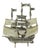 Vintage Italian Handmade Silver Vessel Sailing Ship Figurine, Tuscany, 1980s For Sale