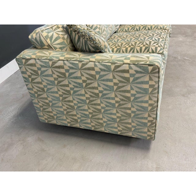 1970s Geometric Modern Sofa For Sale In Boston - Image 6 of 8