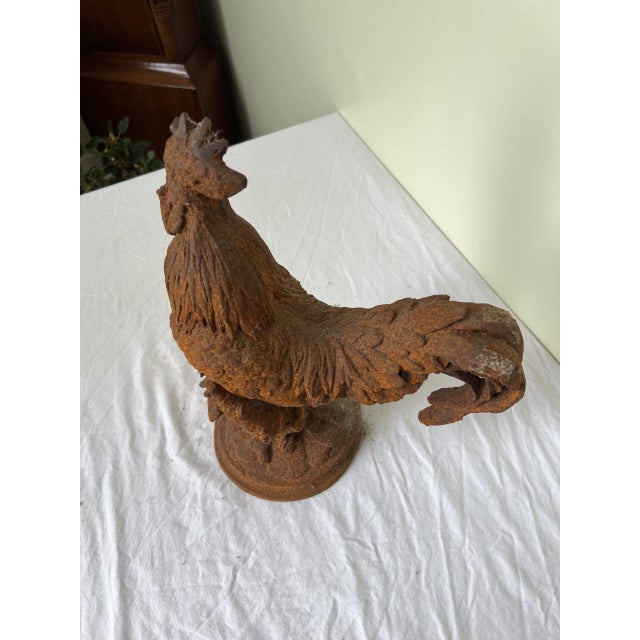 Cast iron figure of a cockerel, rooster, chicken Description Cast iron figure of a cockerel, rooster, chicken Additional...