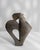 Mid 20th Century France Brutalist Chocolate Terracotta Sculpture For Sale - Image 4 of 15
