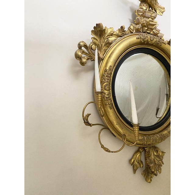 Napoleon III Golden Mirror, 1880 For Sale - Image 4 of 9