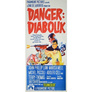 Danger: Diabolik Offset Poster, 1970s For Sale