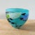 Vintage Mouth Blown Glass Bowl With Millefiori in Blue Candy Measures approx: 4.5H x 5D Please visit my other listings for...