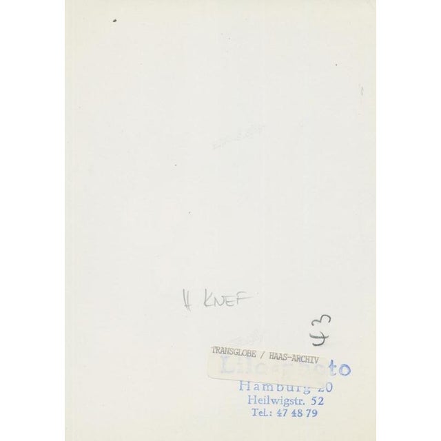 Lilo Winterstein – Studio Portrait of Hildegard Knef, circa 1958 – Vintage Print This elegant studio portrait captures the...