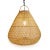 Contemporary Raw Rattan Batu Drop Pendant Light Medium For Sale - Image 3 of 11