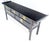 Black Lacquer Asian Inspired Horse Shoe Handles 5 Drawers Rolled Edges Sideboard For Sale - Image 18 of 18