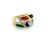 Contemporary Mid 20th Century Asch Grossbardt 0.24ct Diamond Mosaic Gems Inlay 14k Yellow Gold Ring Size 6.5 For Sale - Image 3 of 7