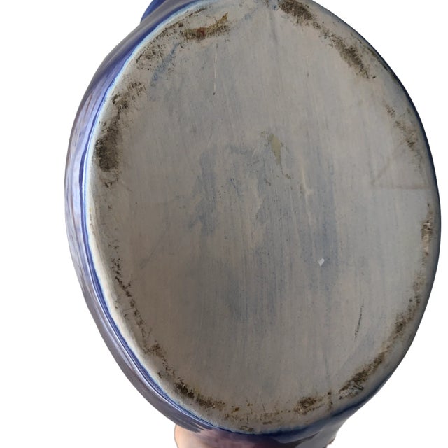 Modern Vintage Late 20th Century Decorative Amphora Vase For Sale - Image 3 of 12