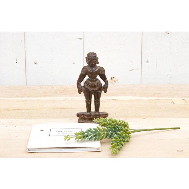Small Carved Indian Attendant For Sale - Image 9 of 10