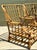 Camel Vintage Grid Rattan High Back Chairs - Pair For Sale - Image 8 of 12
