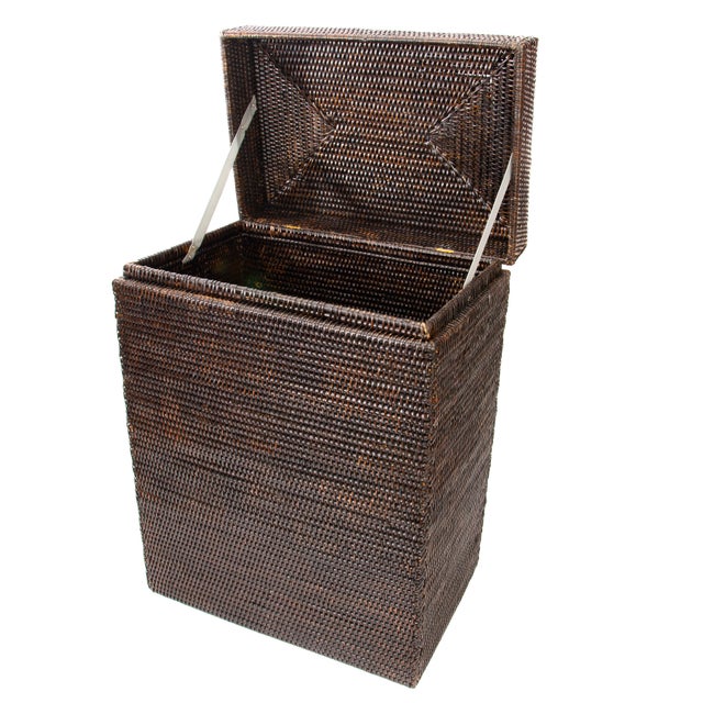 Artifacts Rattan hand woven hampers provide the perfect accent the bedroom or bathroom with a tight weave, durable...