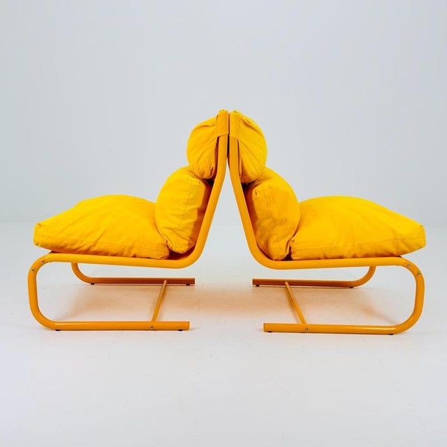 Space Age Yellow Stuns Lounge Chair by Jan Dranger & Johan Huldt for Innovator, 1970s For Sale - Image 5 of 18