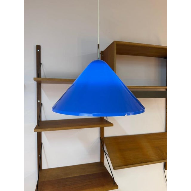Model Apollo Hanging Lamp Blue Plastic from Nordisk Solar For Sale - Image 4 of 11