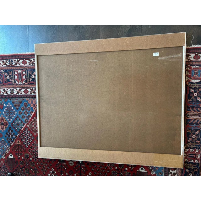 Jean Krillé, Landscape No. 90, Oil on Wood, 1985 For Sale - Image 4 of 10