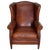 Vintage Dutch Cognac Colored Leather Club Chair For Sale
