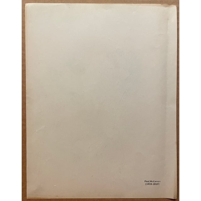 Mid-Century Modern 1950s Paul McCarron Portrait of a Man For Sale - Image 3 of 3