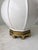 Chinoiserie Vintage Chinoiserie Style Ceramic & Brass Gourd Table Lamp For Sale - Image 3 of 6