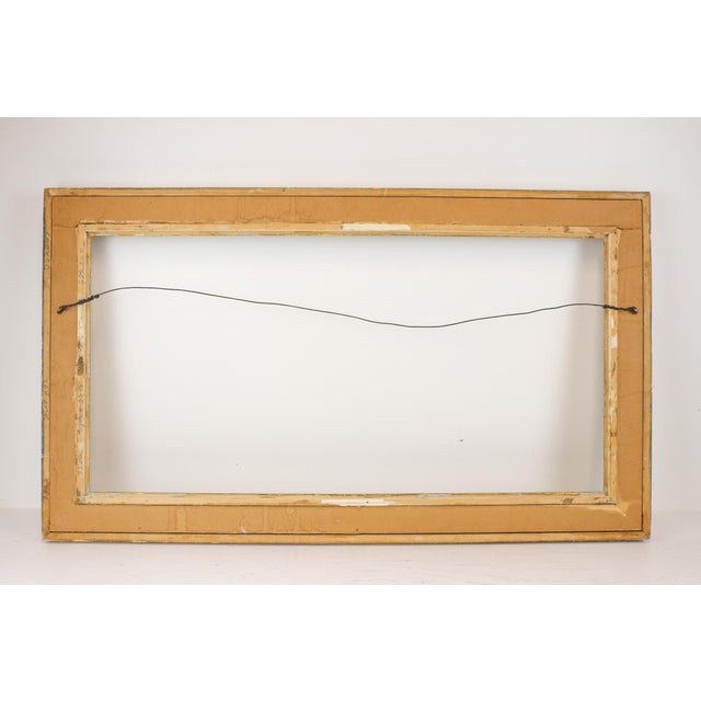 Gold Large Antique Gilt Picture Frame With Linen Liner For Sale - Image 8 of 10