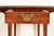 Brown Henkel Harris Georgian Solid Cherry Wood Drop Leaf Pembroke Side Table For Sale - Image 8 of 15