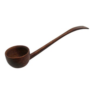 18th Century Treen Snuff Ladle For Sale