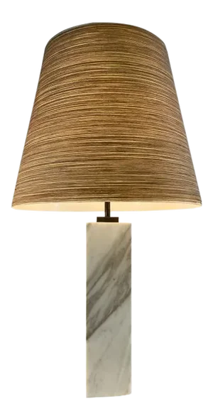 T.h. Robs-john Gibbings Marble Lamp for Hansen