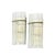 A sophisticated pair of Mid-Century Modernist wall sconces, featuring a luxurious combination of transparent and frosted...