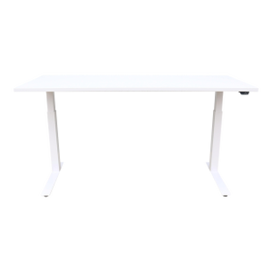 Knoll K. Stand Electric Height-Adjustable Rectangle White Table Desk