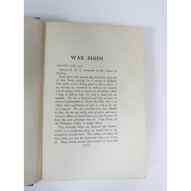 1926 War Birds Diary of an Unknown Aviator Wwi Book For Sale In Seattle - Image 6 of 10