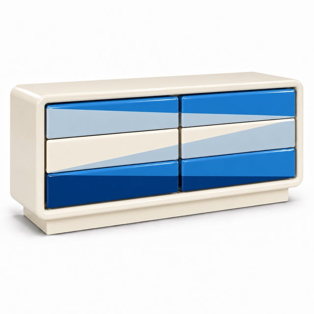 Postmodern Mid Century Postmodern Dresser For Sale - Image 3 of 5