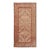 Antique Khotan Rug With Gray, Rust, and Ivory Tones Diamond Medallion Design 6'6"x13'0" For Sale