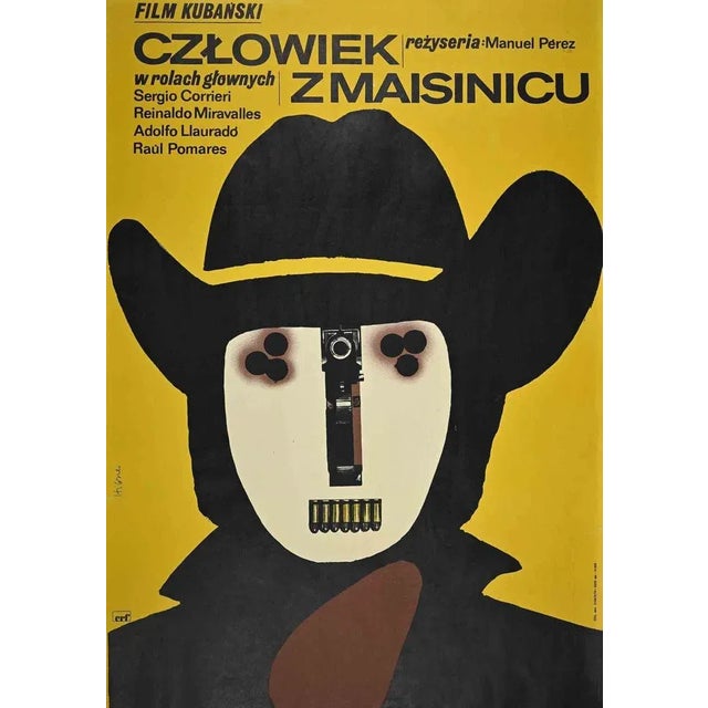 The Man from Maisinicu is a vintage screen print poster realized in 1974 for the movie poster The Man from Maisinicu...