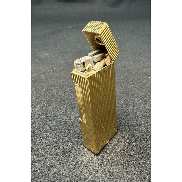 Mid 20th Century Dunhill Rollalite Gold Tone Lighter in Box For Sale - Image 5 of 5