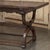 Burnt Umber 18th Century Spanish Oak Trestle Table ~ Console ~ Library Table For Sale - Image 8 of 18