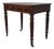 English Antique 2 Drawer Mahogany Leather Top Writing Desk For Sale
