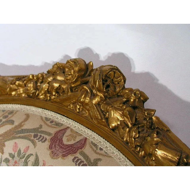 Early 19th Century Early 19th Century Antique Louis XVI Bergere Wing Chairs -One Chair Only- 2 Avaible For Sale - Image 5 of 8