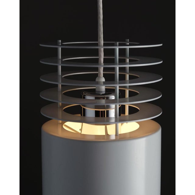 Fog & Mørup White Hydra I Pendant Lamp attributed to Jo Hammerborg for Fog & Mørup, 1969 For Sale - Image 4 of 11