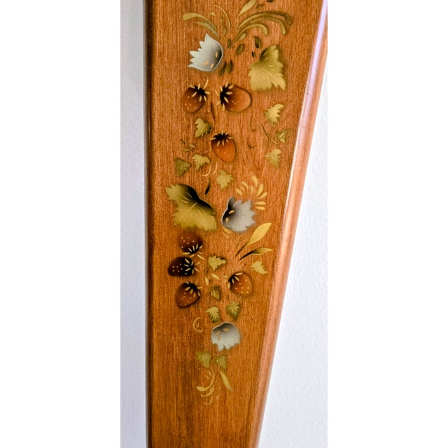 1960s 1960s Hand-Painted Ram Accent Chair – 3-Leg Maple, Standard Chair of Gardner For Sale - Image 5 of 9