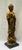 1950s Chinese Buddha Gilded Ceramic Quan Yin Figure on Base For Sale - Image 6 of 18