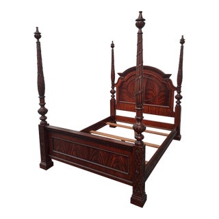 Drexel Heritage Nine Elms Queen Size 4 Poster Bed For Sale