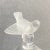 Art Nouveau Vintage Lalique Crystal Bird Bell Frosted Glass Sparrow For Sale - Image 3 of 11