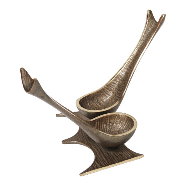 Walter Bosse Austrian Mid 20th Century Double Pipe Holder For Sale