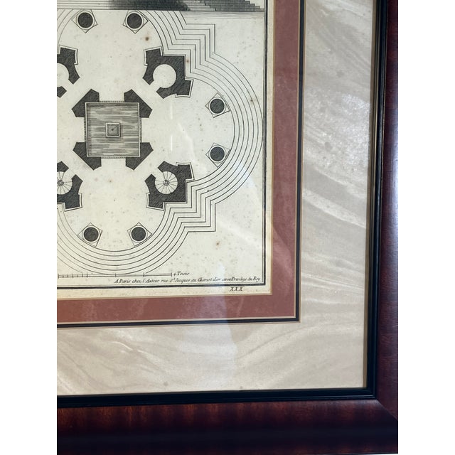Set of 18th-Century French Architectural Engravings – Framed Pair For Sale - Image 16 of 16