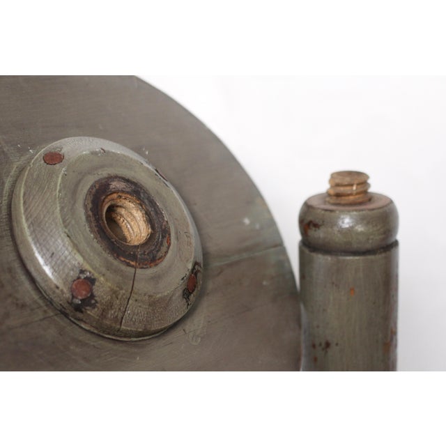 1930s Art Deco Wood Plant Stand With Ball Feet For Sale - Image 6 of 10