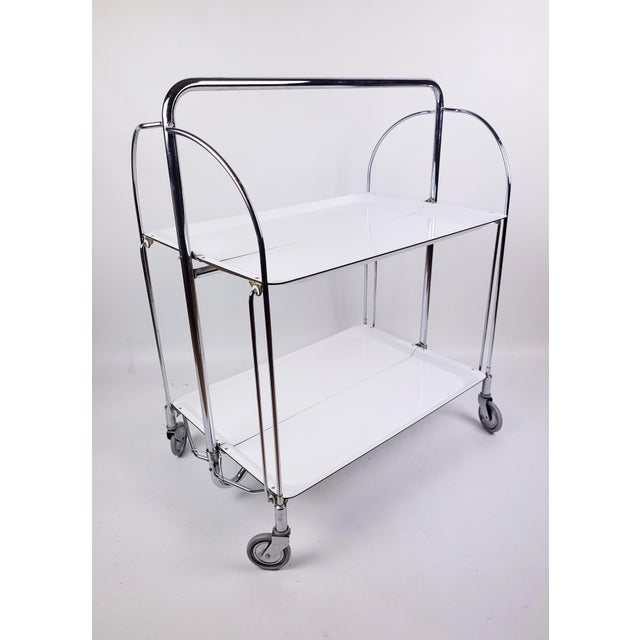 Bar Cart from Bremshey & Co., Germany, 1970s For Sale - Image 3 of 14